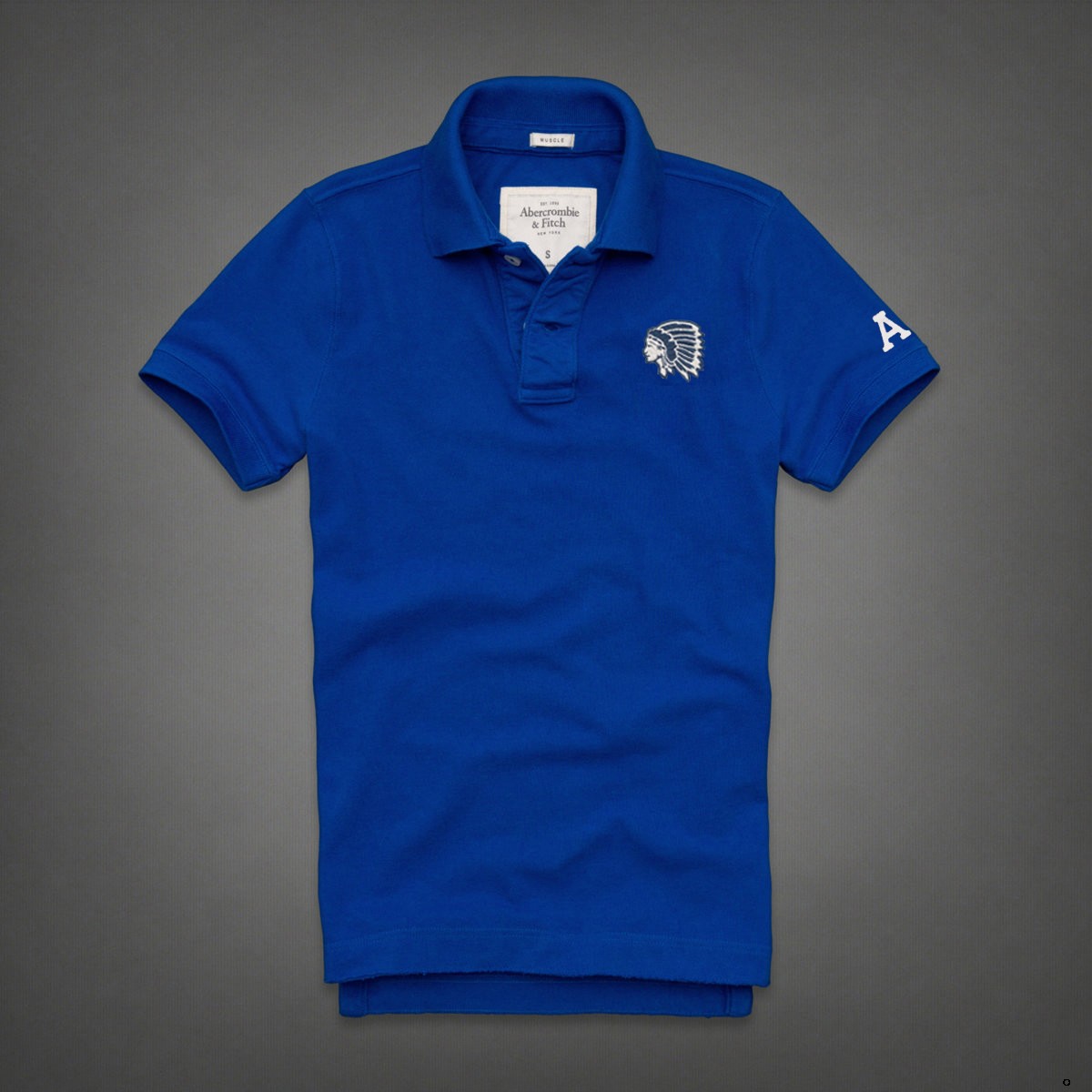 Abercrombie Fitch Hombres Polo Corto Remera AF7166